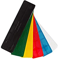Cuñas de plástico Silisto anchas- 600 unidades- 100 x 24 mm- multicolor- 53524bs